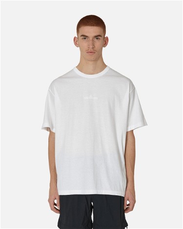 Póló Stone Island Garment Dyed Embroidered Logo T-Shirt Fehér | 801520457 V0001, 1