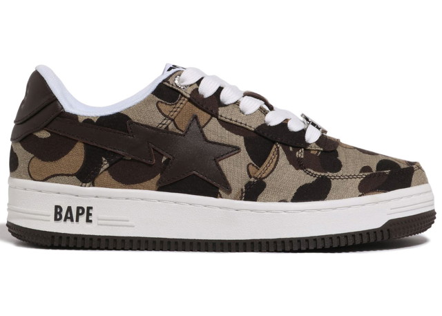 Sneakerek és cipők BAPE Bape Sta "Cookie Camo 2 Brown" Barna | 1J30-291-002