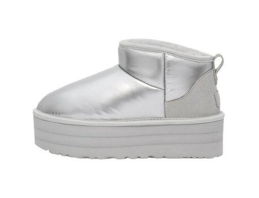 Sneakerek és cipők UGG Ultra Mini Platform Hi Shine "Silver" W Szürke | 1144048-SLVR