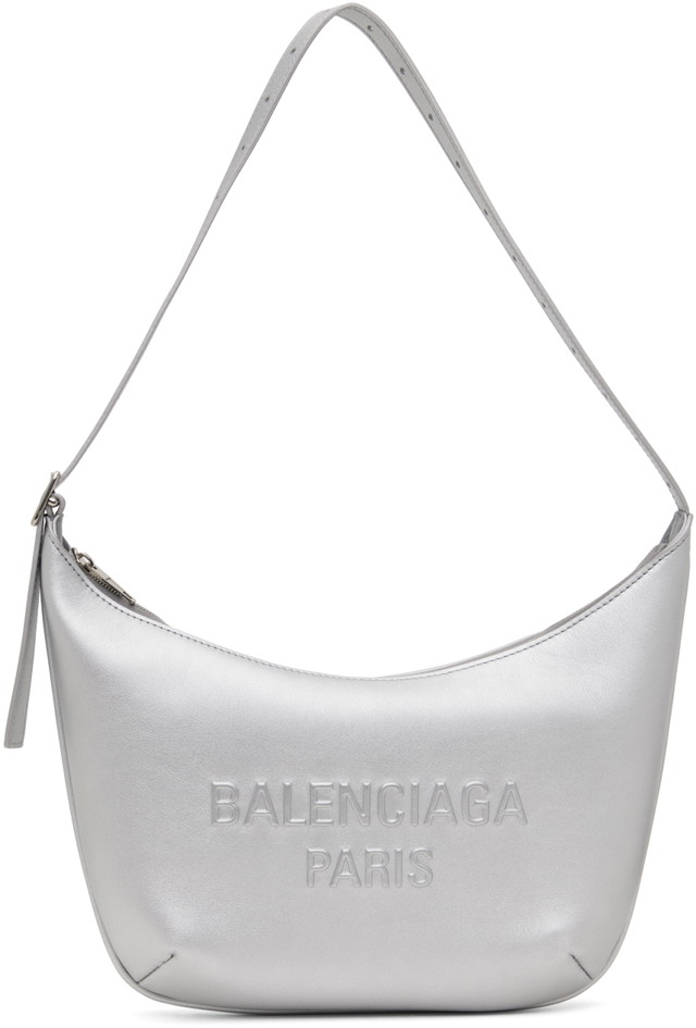 Válltáskák Balenciaga Mary-Kate Sling Bag Szürke | 771733 2AAKE