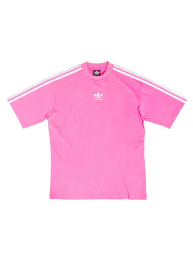 Póló Balenciaga adidas x Medium Fit T-Shirt Rózsaszín | 723955TNVU45280