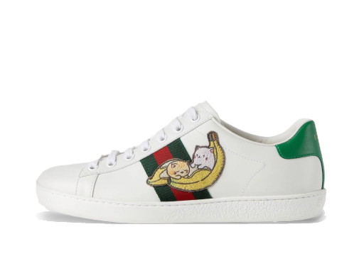 Sneakerek és cipők Gucci Ace 'Bananya' (W) Fehér | _661663 0FI60 9112