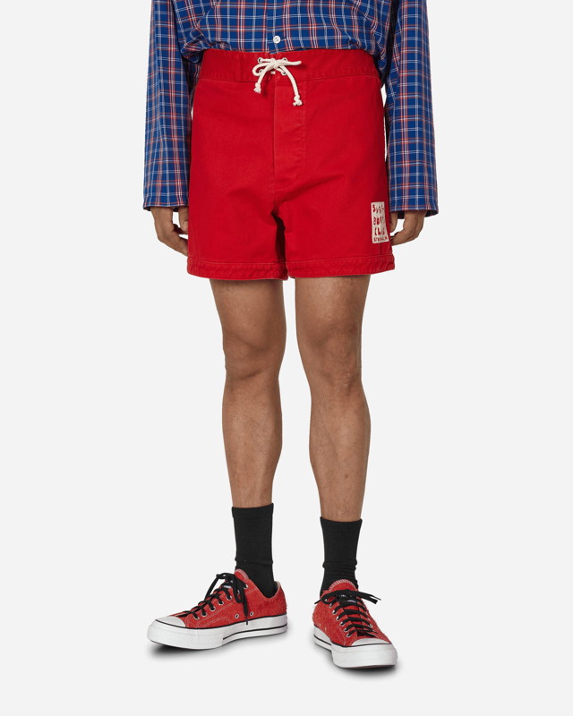 Rövidnadrág Stockholm (Surfboard) Club Cotton Twill Shorts Red 
Piros | U5000027 1