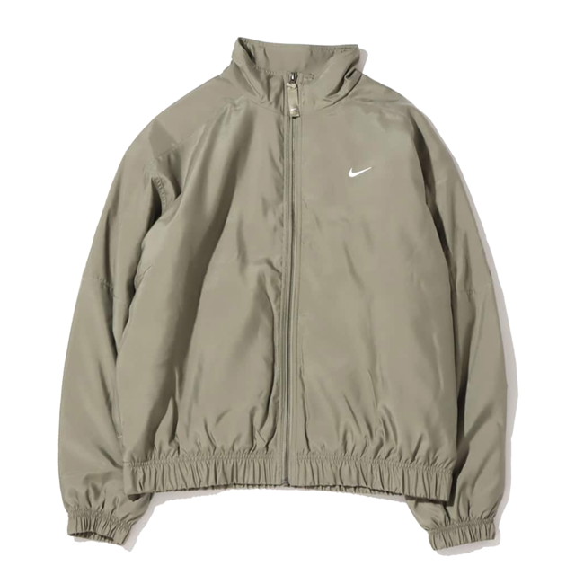 Bomber dzsekik Nike Solo Swoosh Satin Bomber Jacket (Asia Sizing) Light Army Szürke | DN1267-320