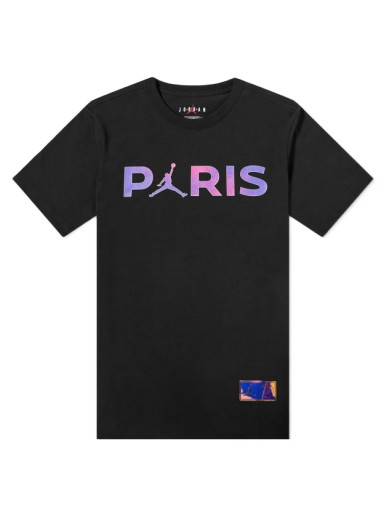 Póló Jordan Paris Saint-Germain Tee Black Fekete | CZ0797-010