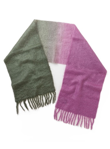 Sálak és kendők GANNI Mohair Gradient Fringed Scarf Többszínű | 5714667392006