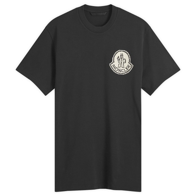 Póló Moncler Pixel Logo T-Shirt Fekete | 8C000-83927-04-998