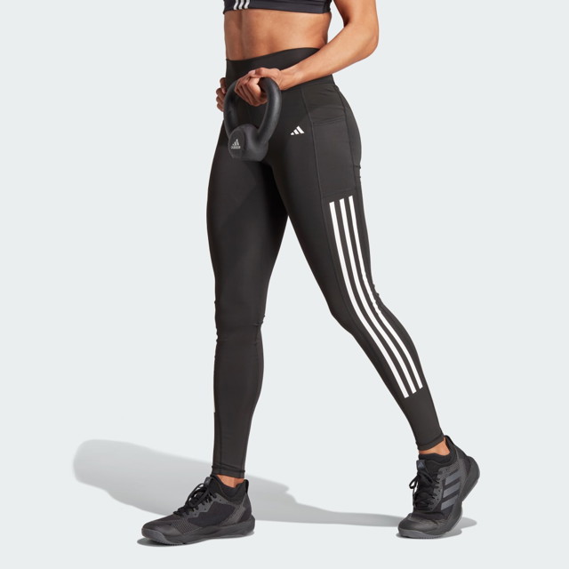 Leggings adidas Performance Optime 3-Stripes Full-Length Fekete | IT9105