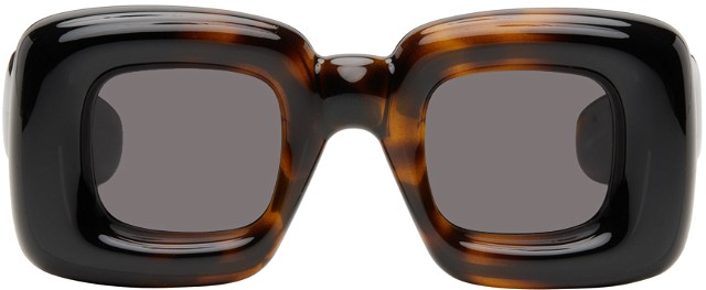 Tortoiseshell Inflated Sunglasses