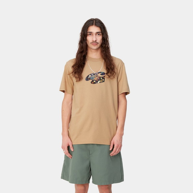 Póló Carhartt WIP S/S Palette T-Shirt Bézs | I033122_1YA_XX