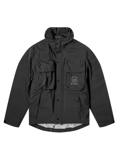 Dzsekik C.P. Company GTX Infinium 3L Hooded Jacket Fekete | 15CLOW007A-005967A-999