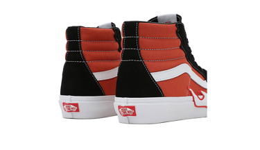 Sneakerek és cipők Vans SK8-Hi Flame Burnt Ochre 
Piros | VN0005UJGWP, 2