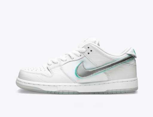 Sneakerek és cipők Nike SB Diamond Supply Co. x Dunk Low Pro SB "White Diamond" Fehér | BV1310-100