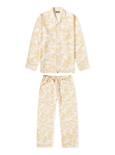 Pizsama BAPE Chocolate Camo Pajamas Ivory Bézs | 001UWJ201001F-IVO