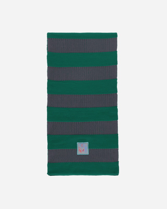 Sálak és kendők Cav Empt Poly Knit Stripe Scarf Zöld | CES24G02 001