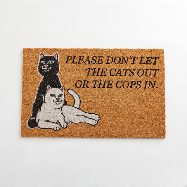 Lakberendezés RIPNDIP Don’t Let The Cops In Rug Barna | RND4056 NEW EAN