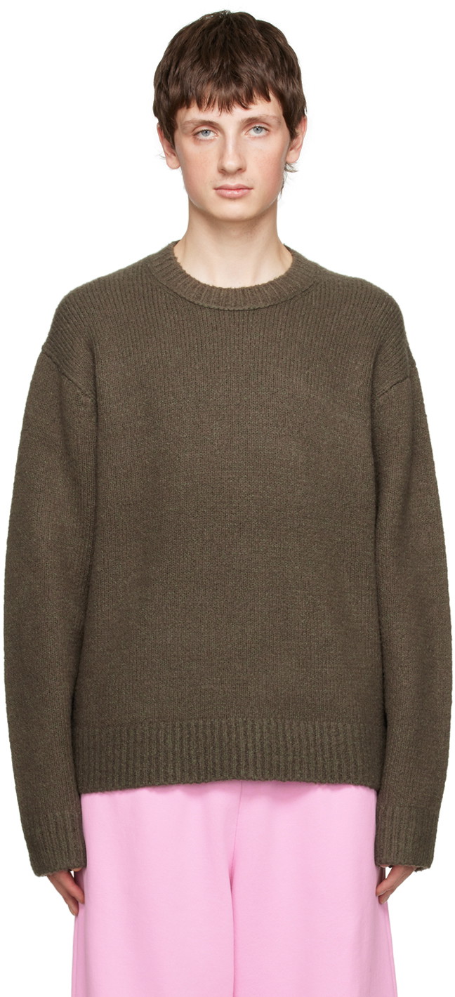 Pulóver Acne Studios Pilled Sweater Zöld | B60243-, 0