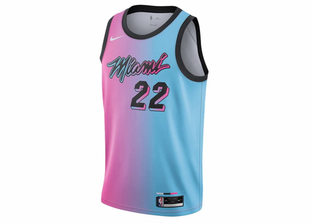 Sportmezek Nike Butler City Edition Swingman Jersey Blue/Pink Türkizkék | CN1741-687