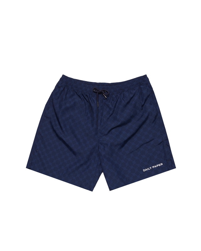 Fürdőruha DAILY PAPER Kato Monogram Swimshorts Sötétkék | 2413022