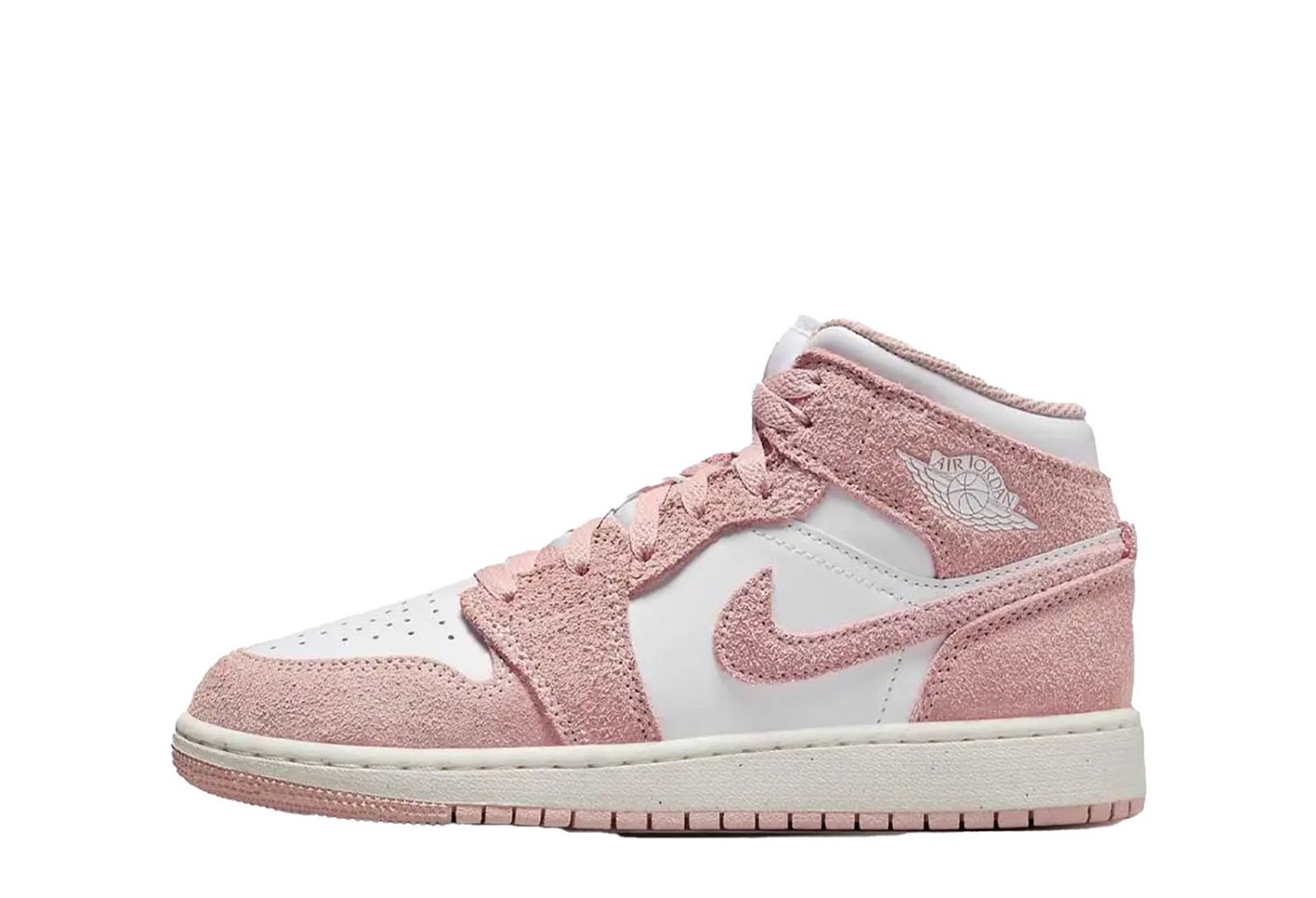 Sneakerek és cipők Jordan Air Jordan 1 Mid Pink Suede Rózsaszín | FN5215-161, 0