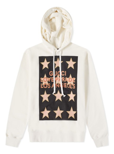 Sweatshirt Gucci Love Parade LA Popover Hoody Bézs | 646953-XJEQH-9275