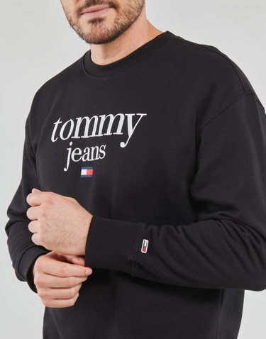 Sweatshirt Tommy Hilfiger REG MODERN CORP LOGO CREW SWEATSHIRT Fekete | DM0DM15029-BDS, 4