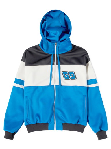 Sweatshirt Gucci GG Logo Hoodie Kék | 761610-XJFY9-4846