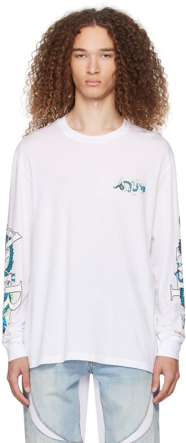Póló AMIRI CNY Dragon T-Shirt Fehér | AMJYTE1005
