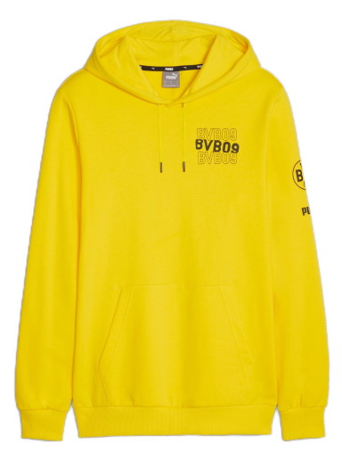 Sweatshirt Puma Borussia Dortmund FtblCore Hoodie Sárga | 771860_01