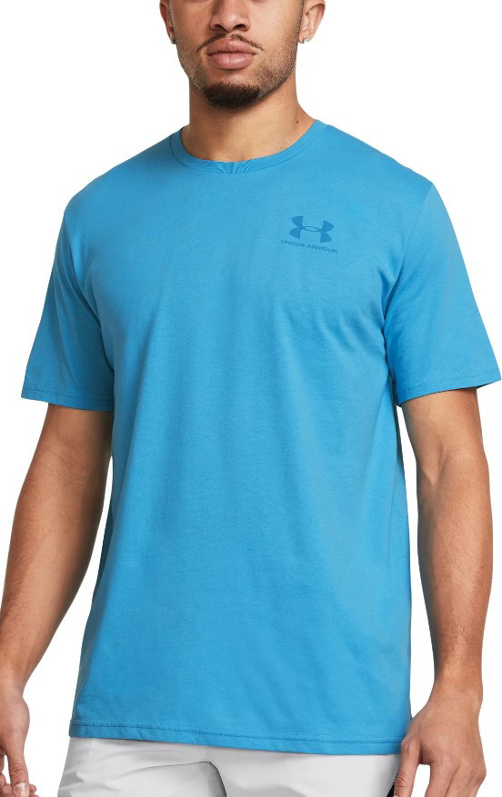 Póló Under Armour SPORTSTYLE LC SS-BLU Türkizkék | 1326799-434