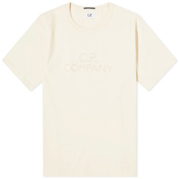 C.P. Company 30/2 Mercerized Jersey Twisted Logo T-Shirt CMTS148A-006203W-402