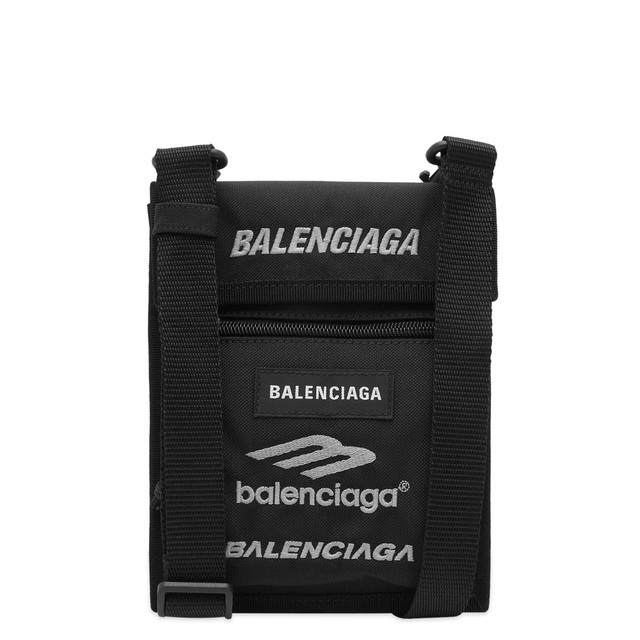 Kézitáskák Balenciaga Sport Explorer Cross Body Pouch Fekete | 655982-2AAXT-1000