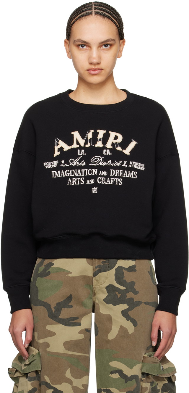 Sweatshirt AMIRI 'Arts District' Sweatshirt Fekete | PS24WJC005