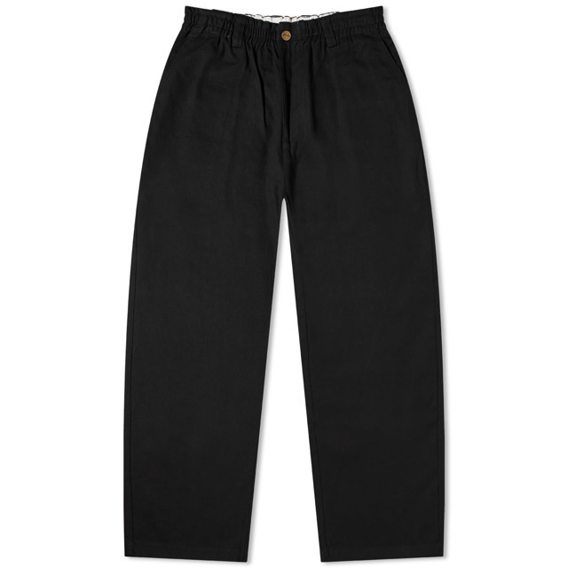 Nadrág Butter Goods Wide Leg Pants Fekete | BUTTERQ1240157