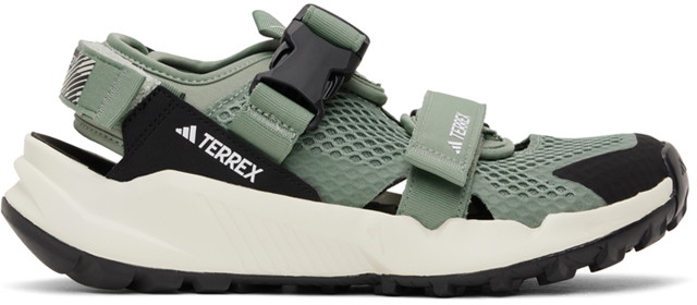 Sneakerek és cipők adidas Originals Green Terrex Hydroterra Sandals Szürke | IF9167