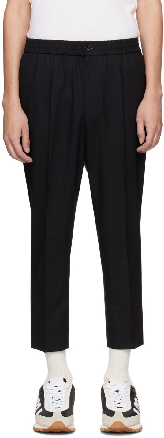 Nadrág AMI Four-Pocket Trousers Fekete | HTR206.WV0044