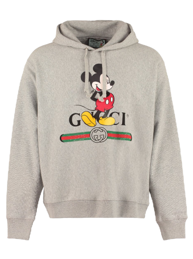Sweatshirt Gucci Disney Mickey Mouse x Hoodie Szürke | 604218XJB681093