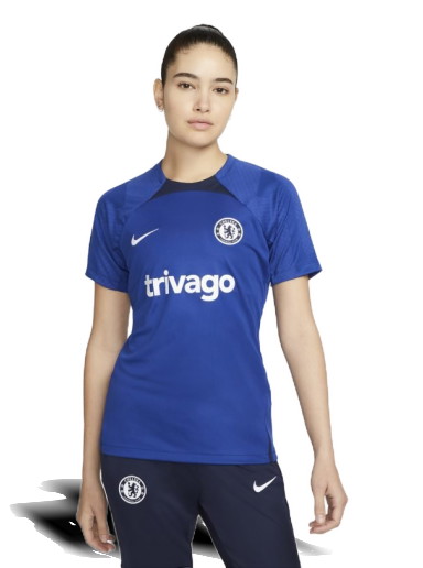 Sportmezek Nike Chelsea F.C. Strike Dri-FIT Short-Sleeve Football Top Kék | DM2795-496