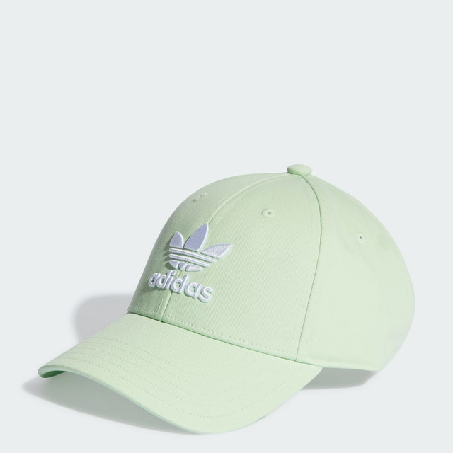 Kupakok adidas Originals Trefoil Baseball Cap Zöld | IW1786