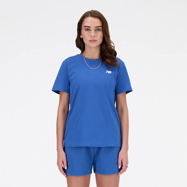 Póló New Balance Tee Kék | WT41509BEU