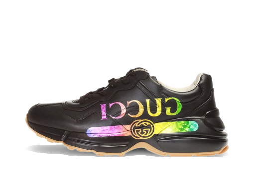 Sneakerek és cipők Gucci Rhyton 'Iridescent Logo' Fekete | 552851-DRW00-1000