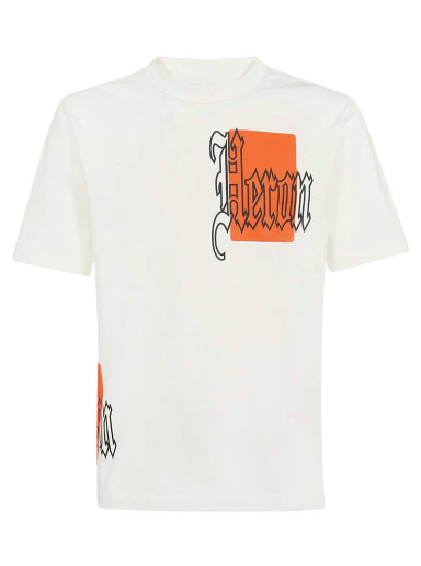 Póló HERON PRESTON Gothic Color Blocks Tee Fehér | HMAA032F22JER0030122