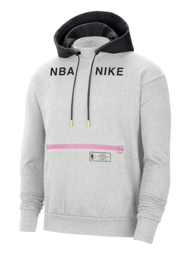 Sweatshirt Nike NBA Team 31 Courtside Fleece Pullover Hoodie Szürke | DR9083-025