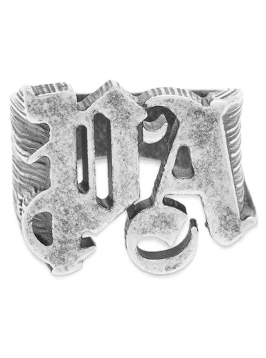 Gyűrűk Palm Angels PA Ring Silver Fémes | PMOC009S23MAT0017272