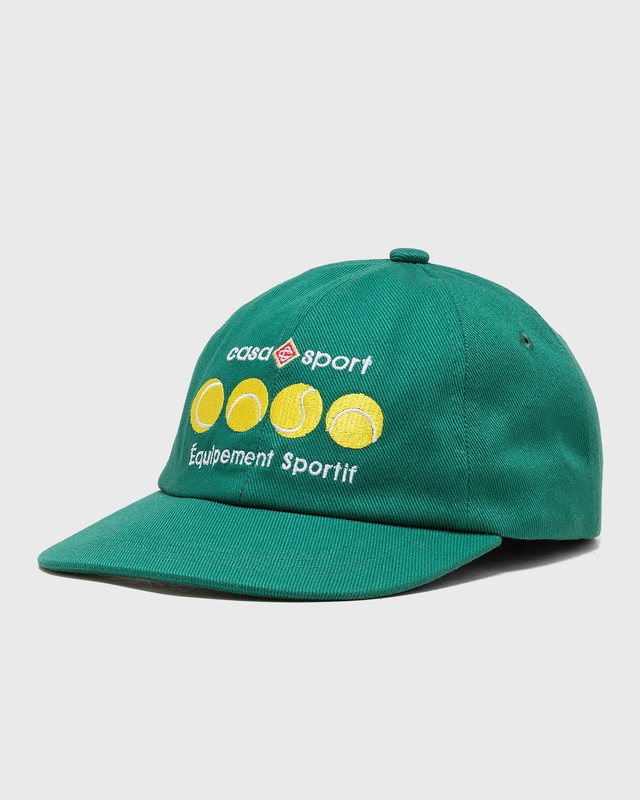 Kupakok Casablanca CASA SPORT TENNIS BALLS EMBROIDERED CAP Zöld | AF23-HAT-002-13