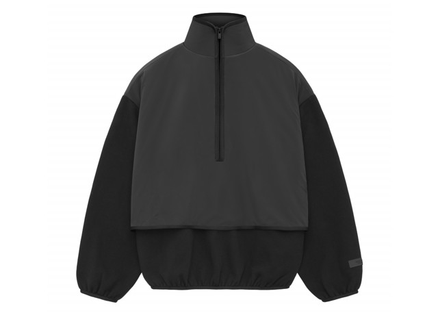Sweatshirt Fear of God Core Collection Nylon Fleece Mockneck Black/ Black Fekete | 202SU244300F