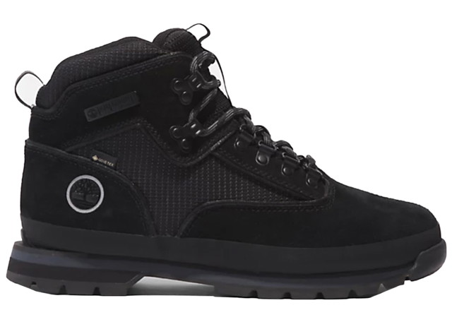 Sneakerek és cipők Timberland Euro Hiker Mid Lace Up Gore-Tex Black Suede Fekete | TB0A2QCN-EK4