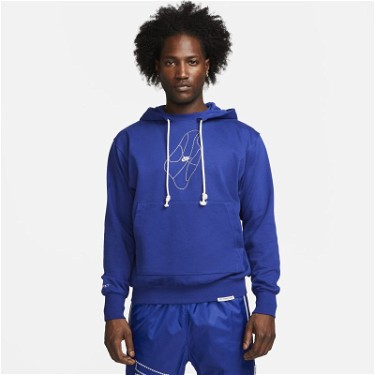 Sweatshirt Nike Dri-FIT Standard Issue Pullover Basketball Hoodie Sötétkék | DQ6103-455, 0