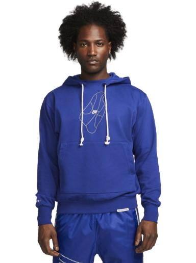 Sweatshirt Nike Dri-FIT Standard Issue Pullover Basketball Hoodie Sötétkék | DQ6103-455