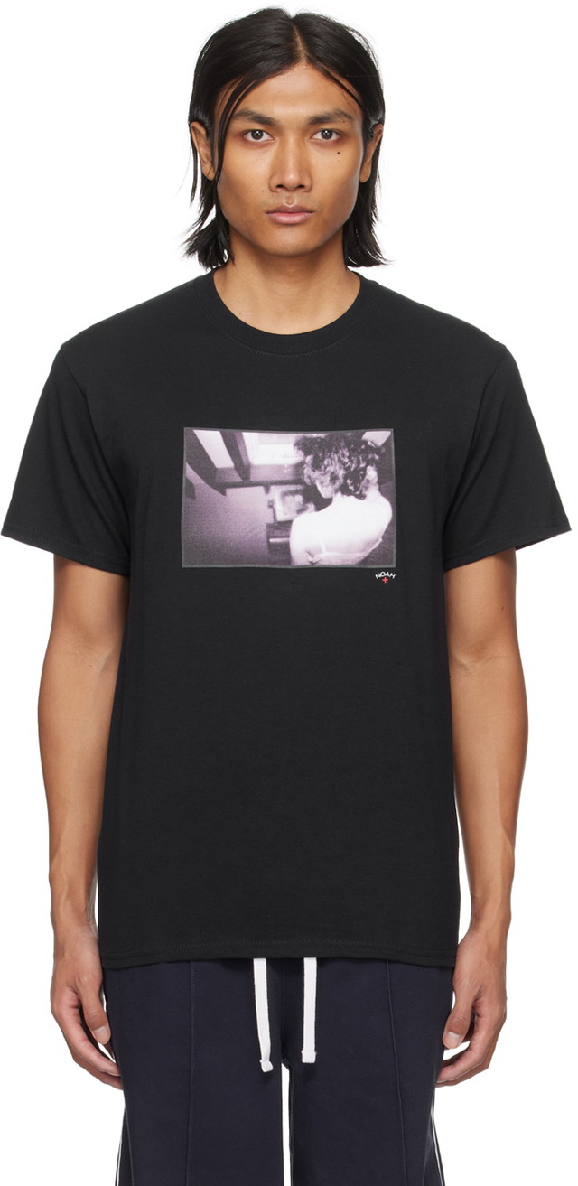 Póló Noah The Cure 'Pictures Of You' T-Shirt Fekete | T206FW23